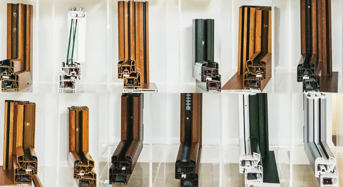 Perfiles de PVC utilizados en nuestras fabricaciones