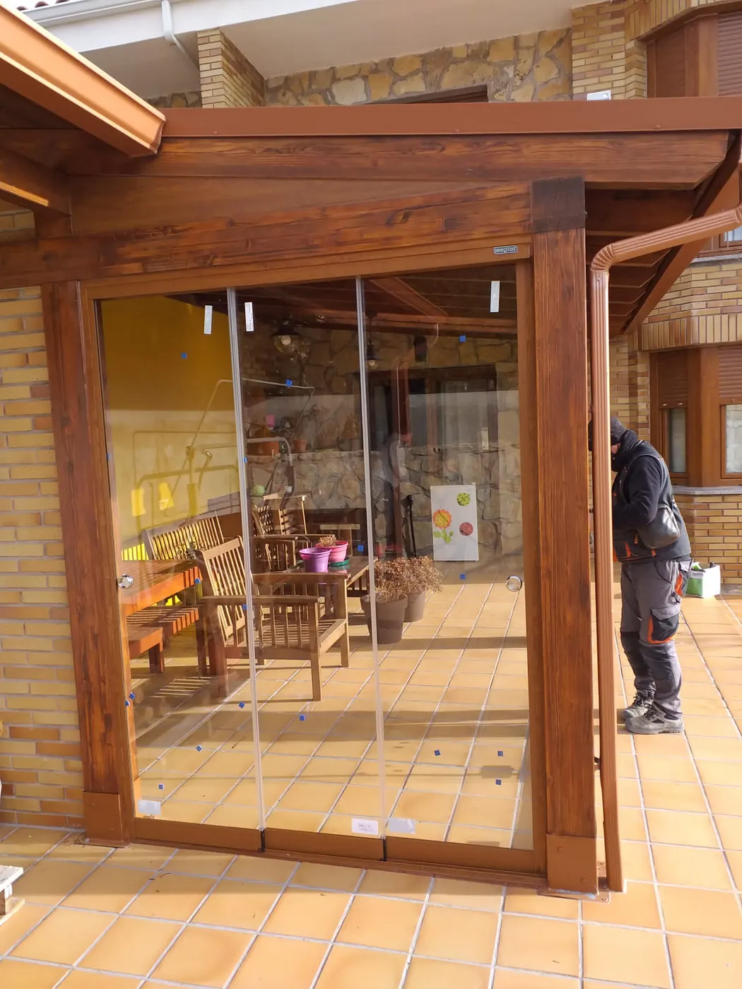 Cerramientos de PVC en Guadarrama — Alucisa — vista desde el interior